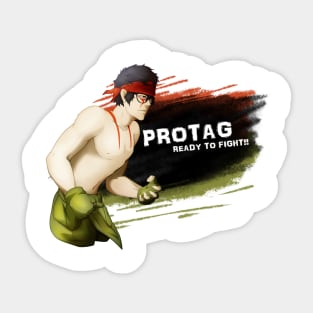 Protag - Ready to fight!! Sticker